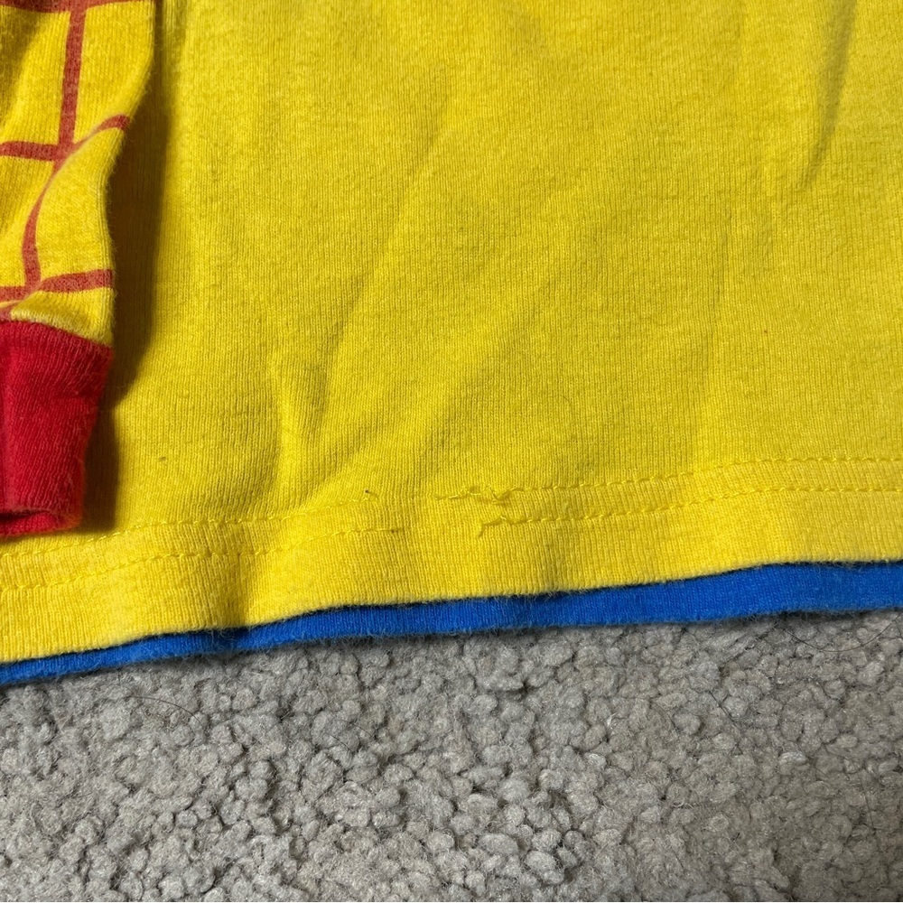 Disney Pixar Toy Story Buzz Lightyear Woody Pajama Tops‎ Kids size 5T - Picture 10 of 13